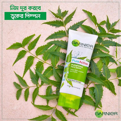Garnier Pure Active Purifying Face Wash 100g