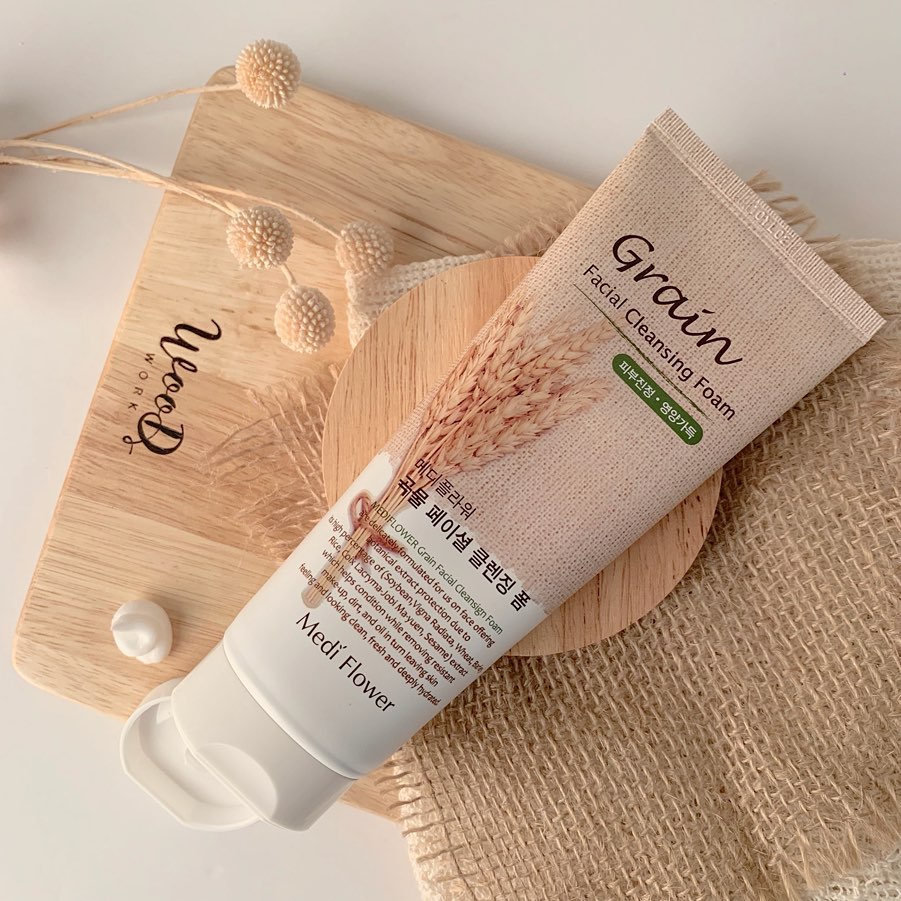 MEDIFLOWER Grain Facial Cleansing Foam 150 ml