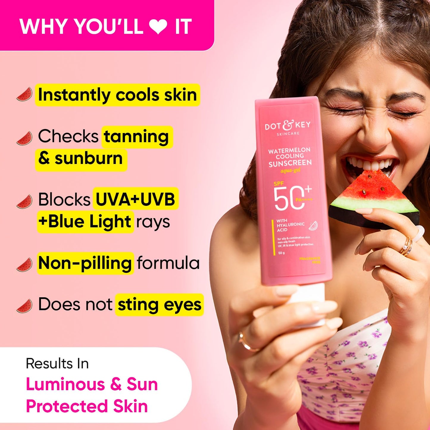 Dot & Key Watermelon Cooling Sunscreen SPF 50+ PA++++