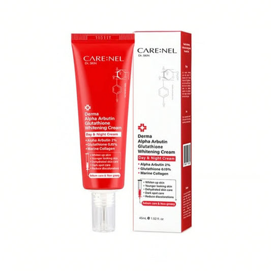 CARE:NEL Derma Alpha Arbutin Glutathione Whitening Day & Night Cream