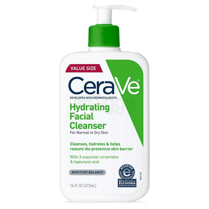 Cerave Hydrating Facial Cleanser for Normal to Dry Skin 473ml