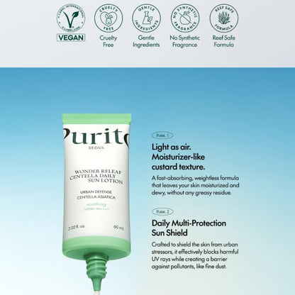 Purito Seoul Wonder Releaf  Centella Daily Sun Lotion-Small